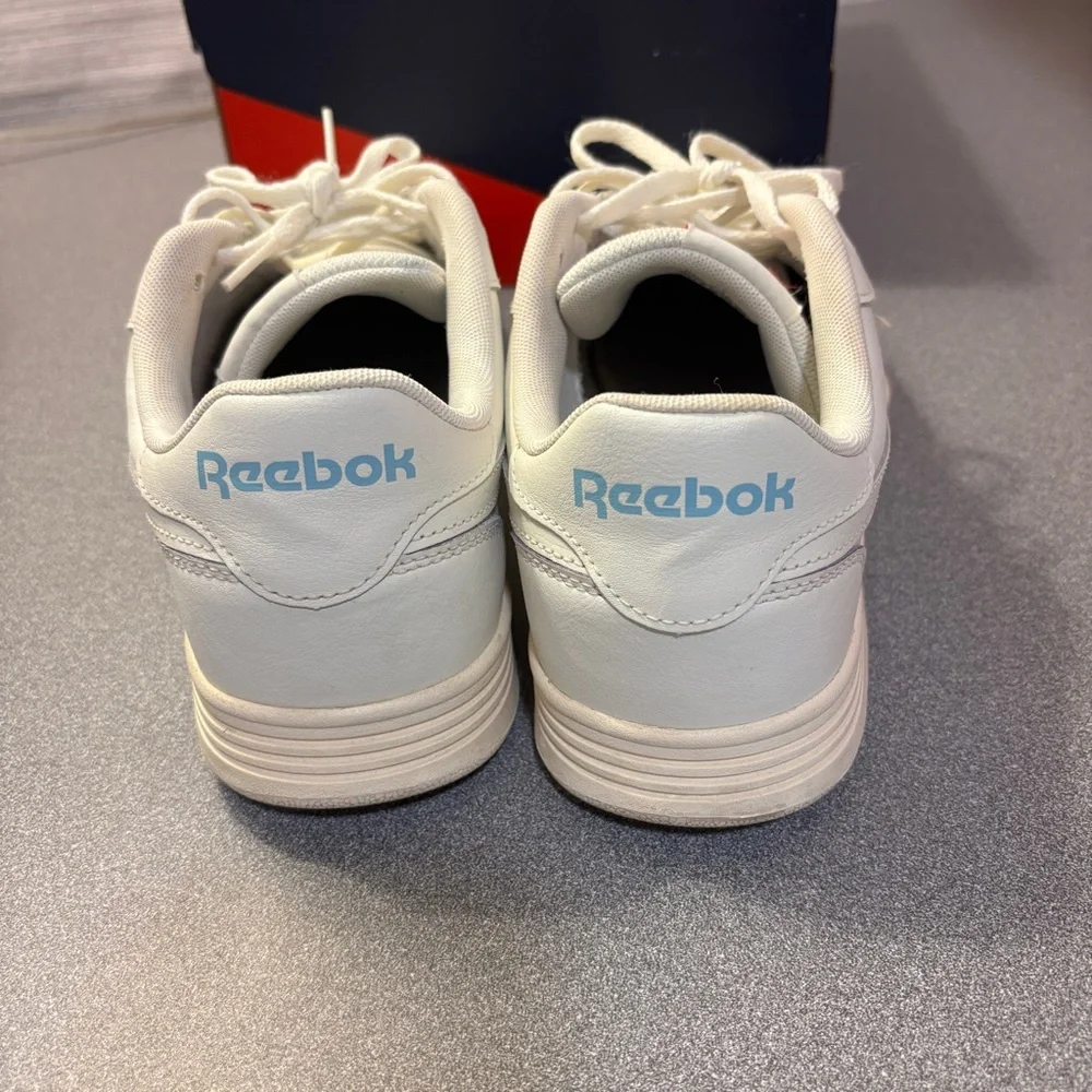 Reebok Court Advance White Lace-Up Sneakers 9.5